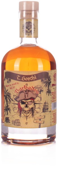 T. Sonthi Rum Spirituose Barbados 10 Jahre