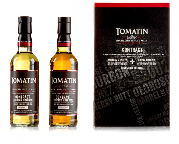 Tomatin Contrast Limited Edition Set 2x0,35 Liter