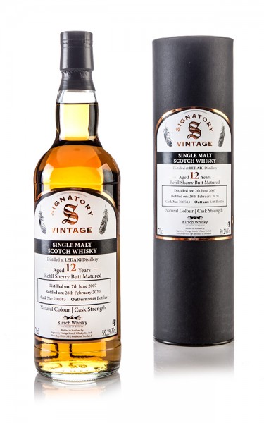 Ledaig 12 years 2007/2020 Signatory Vintage Sherry Cask Strength for Germany 59.2%