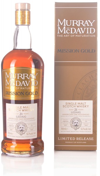 Ledaig 21 Jahre Mission Gold Murray McDavid